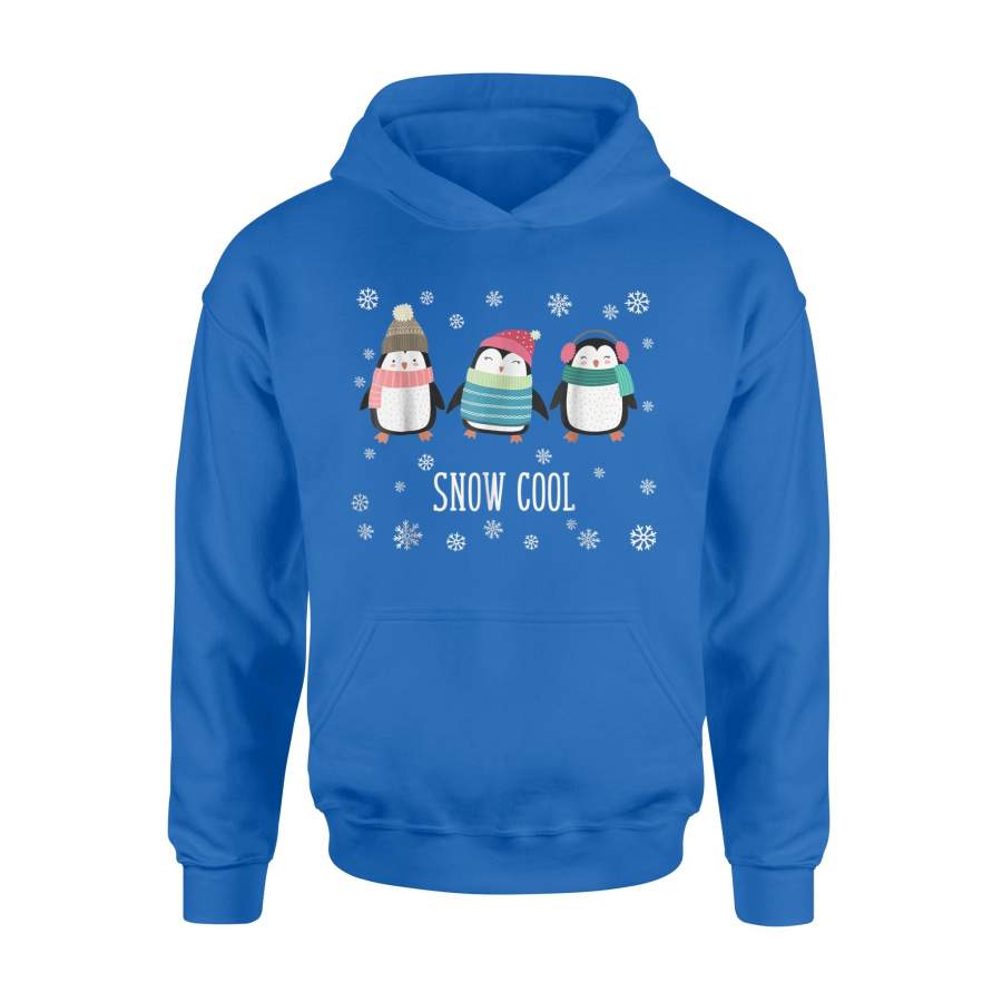 Cute Penguin Snow Cool Winter Christmas Hoodie