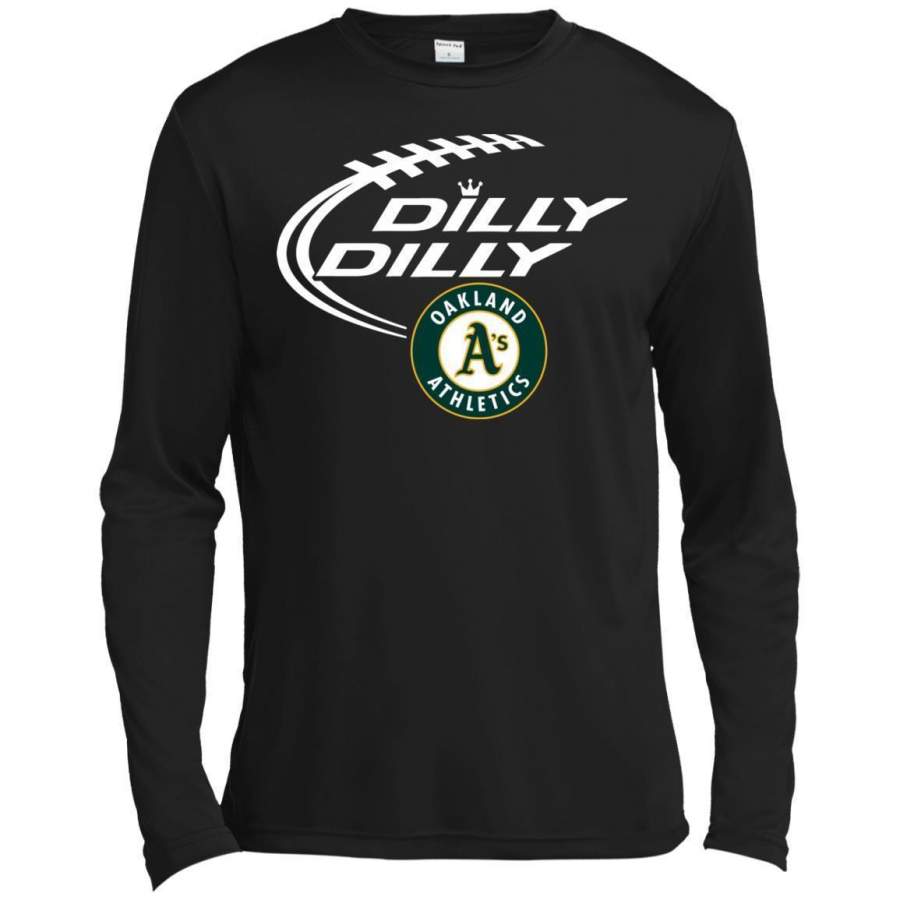 AGR Dilly Dilly Baseball Oakland Athletics Sport Premium Long Sleeve T-shirt