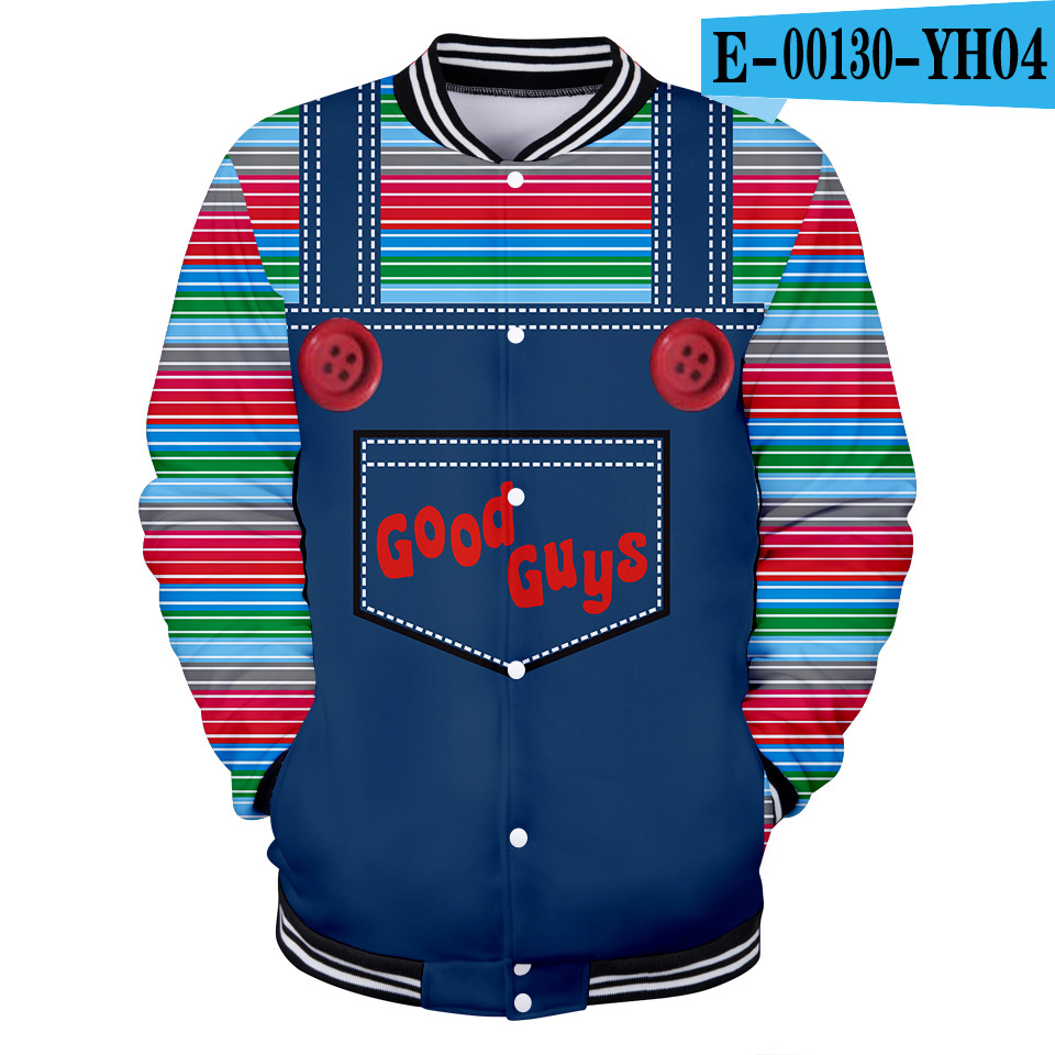 The evil Good Guys toy 3d Jacket men/women halloween Chucky print 3d hoodies sweatshirt casual Harajuku tracksuit tops clothes alx