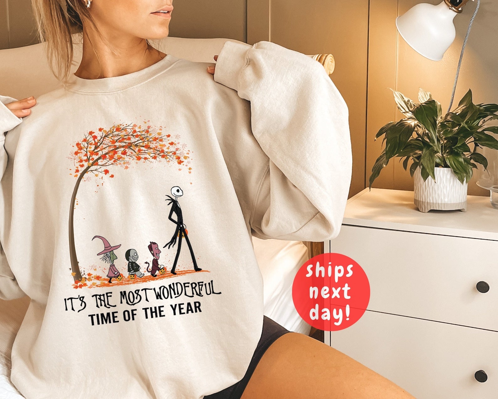 It’S The Most Wonderful Time Of The Year Halloween Sweatshirt, Vintage Halloween Sweatshirt, Halloween Sweatshirt