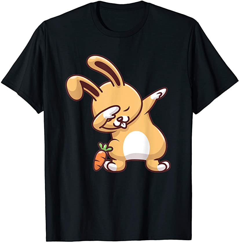 Cute Easter Bunny Shirts for Boys and Girls – Dabbing Rabbit T-Shirt