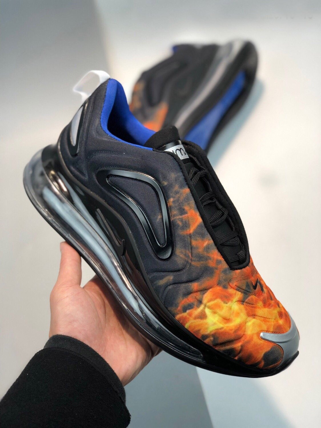 Nike Air Max 720 Space Capsule BlackMetallic Silver-Space Blue 5339741