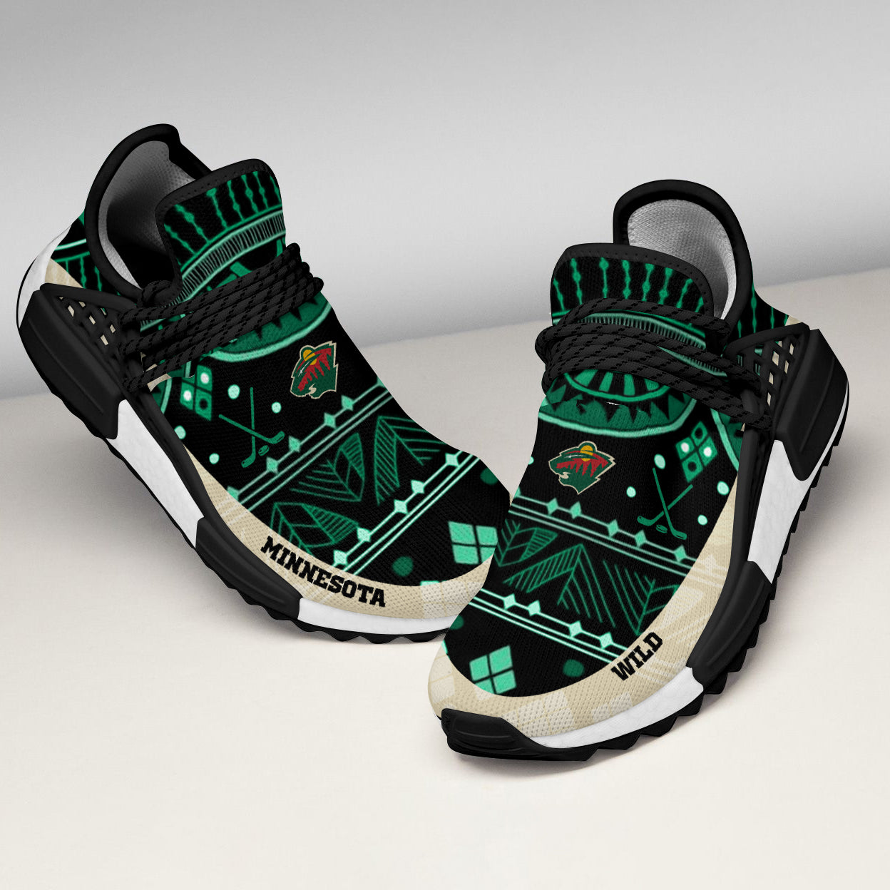 Amazing Pattern Human Race Minnesota Wild Shoes For Fans