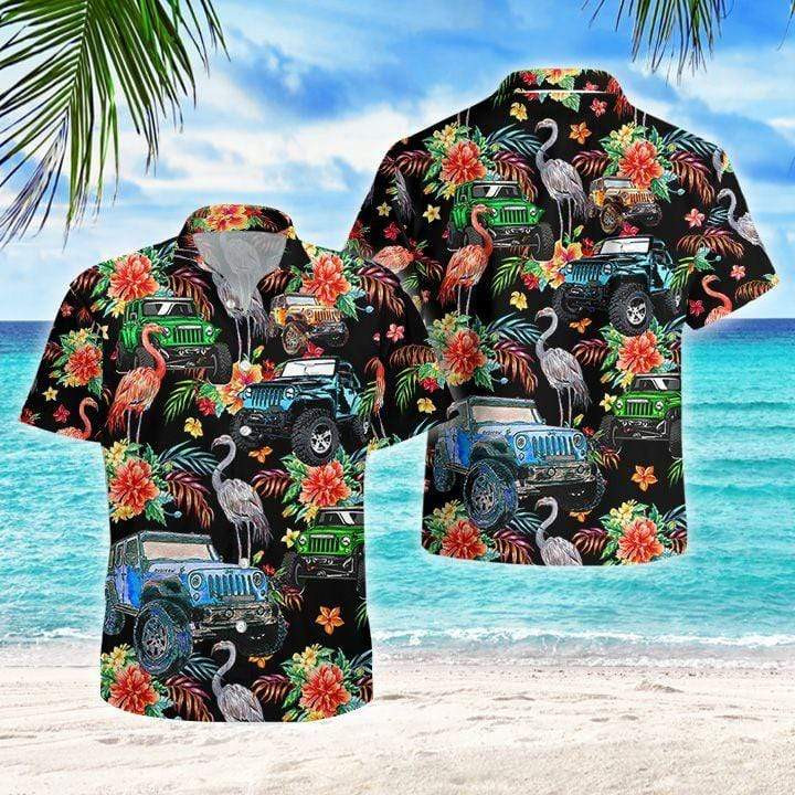 Flamingo In Summer Hawaii Shirt Unisex Adult Ha81196