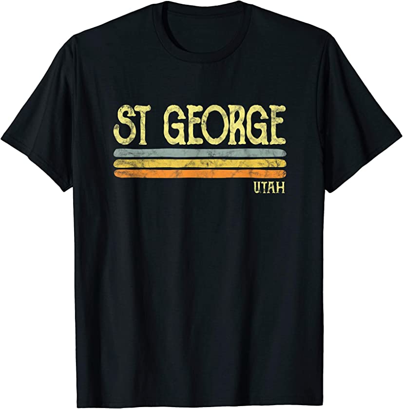 Vintage St George Utah UT St. Saint Gift Love Souvenir T-Shirt