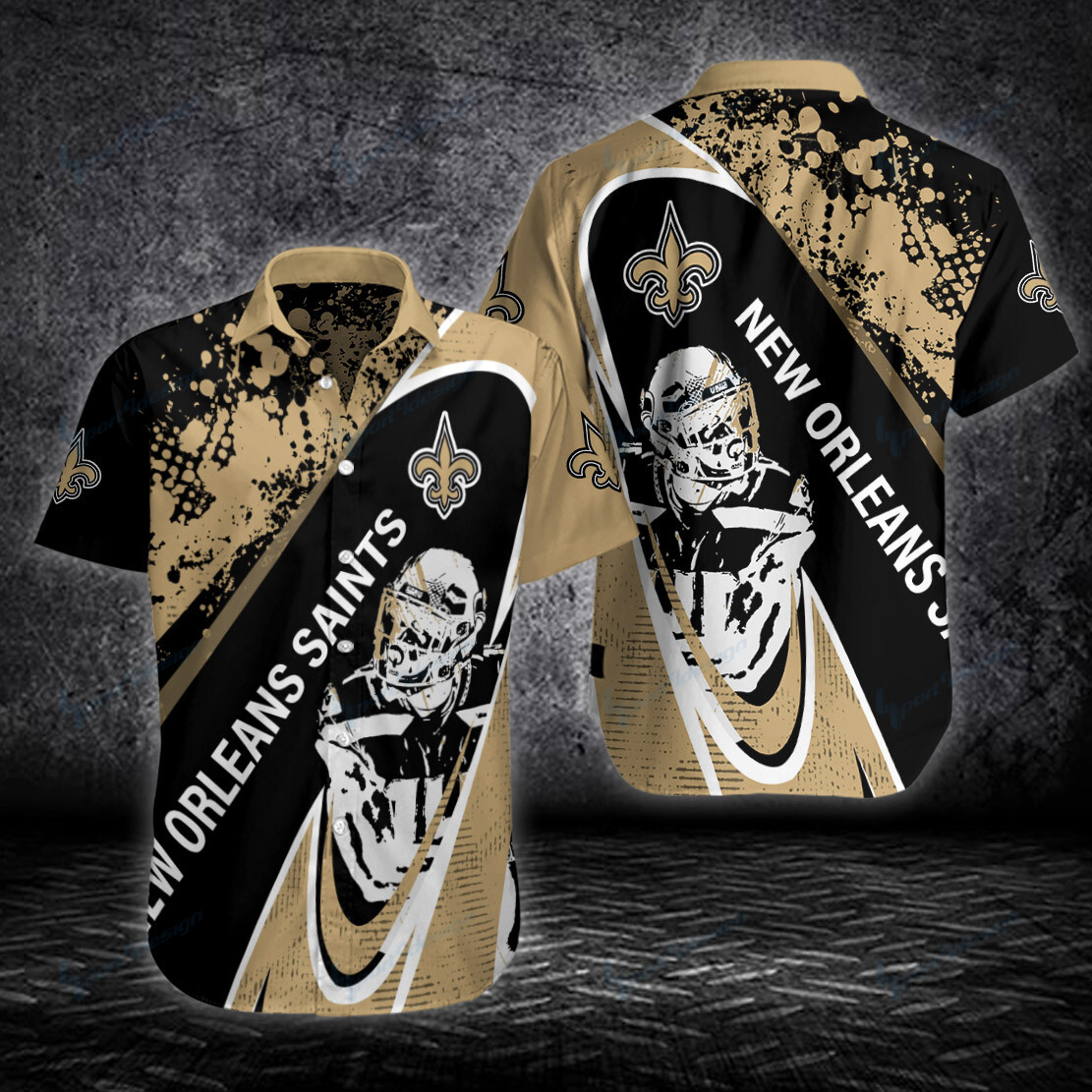 New Orleans Saints Button Shirts Bg543