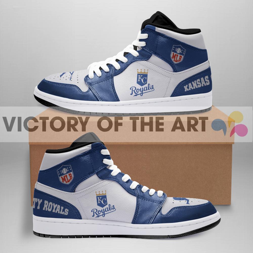 Simple Logo Kansas City Royals Jordan Shoes