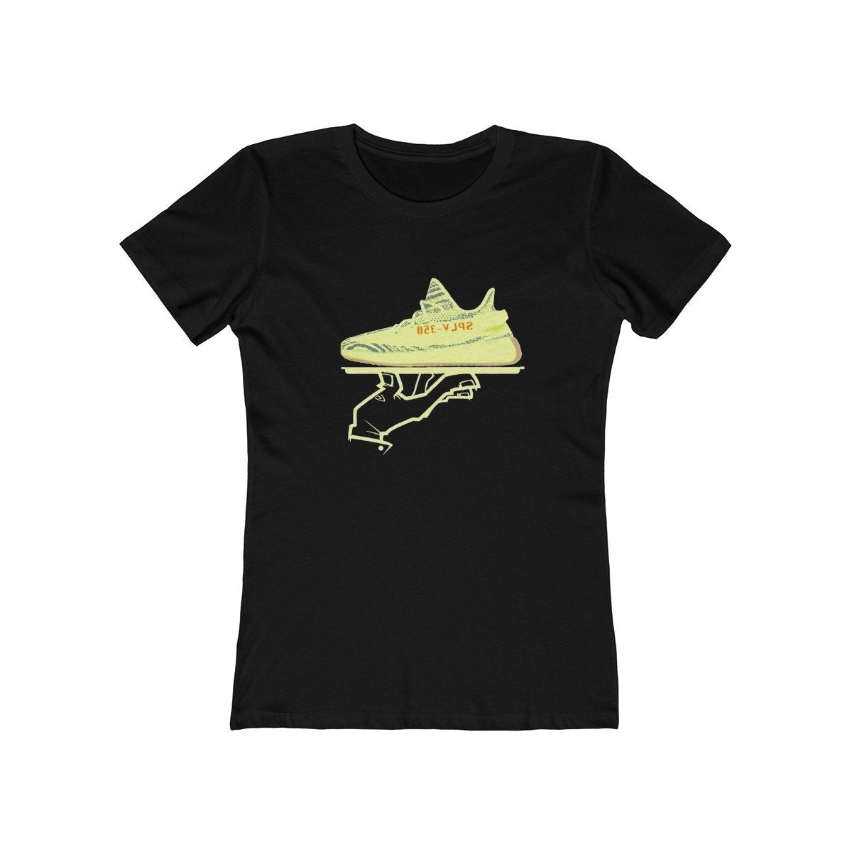 Yeezy Boost 350 V2 Semi Frozen Yellow Sneakermatch Womens T Shirt