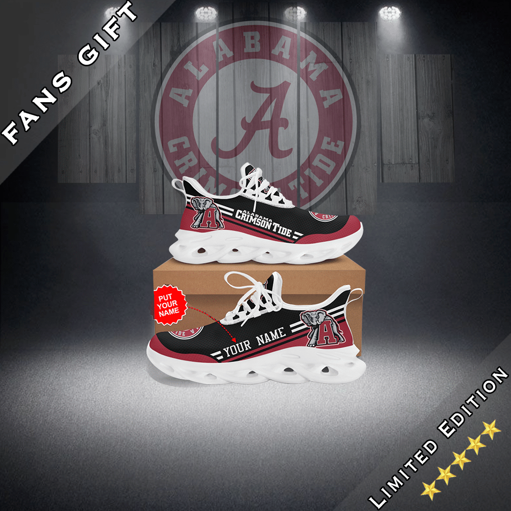 Alabama Crimson Tide Football Custom Name Ow Shoes – V5