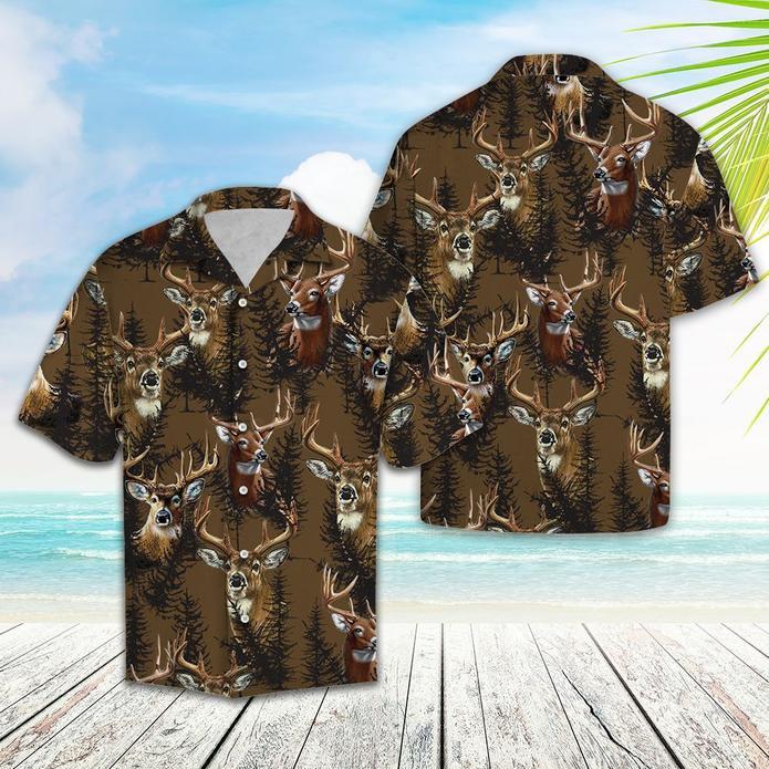 Amazing Deer Aloha Hawaii Shirts For Men Women Ha91237