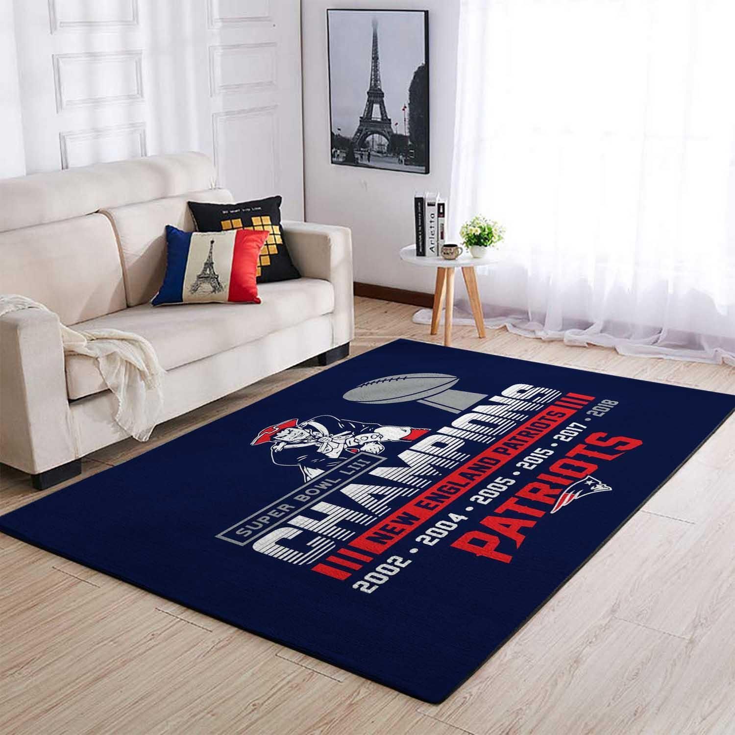 New England Patriots Area Rugs Living Room Carpet Sic101216 Local Brands Floor Decor