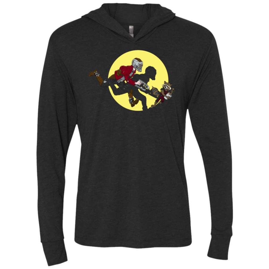 The Adventures of Star Lord Triblend Long Sleeve Hoodie Tee