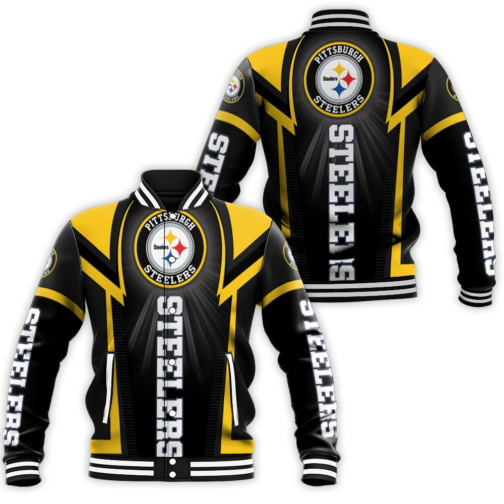 Pittsburgh Steelers For Fan Baseball Jacket For Men Women