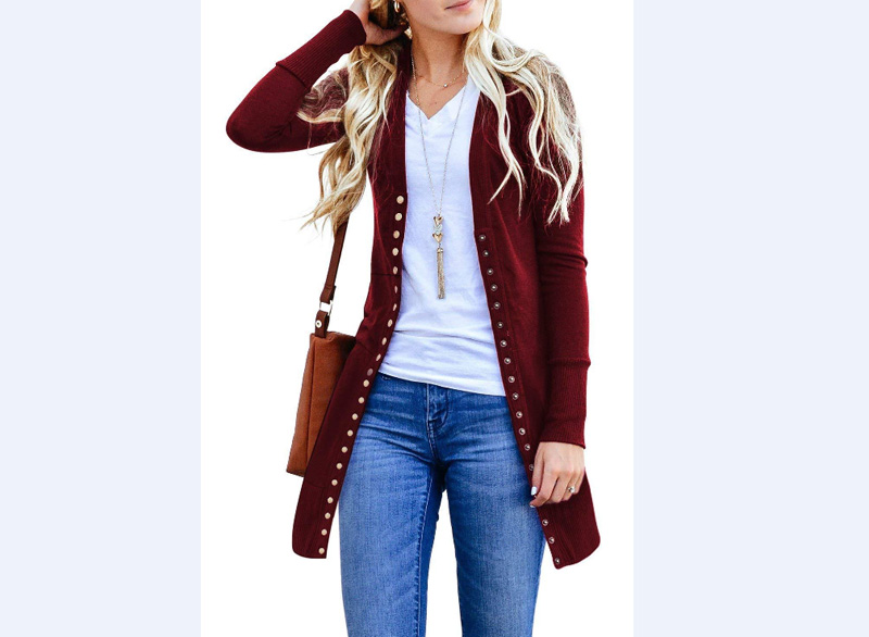 Women Sweater New Fashion Elegant Ladies Autumn Long Sleeve Slim Knitted Cardigan Outwear Open Stitch Button Clothing alx