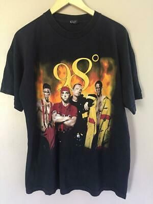 Vintage 98 Degrees Heat It Up Tour Backstreets Boy Nsync  T Shirt 5125