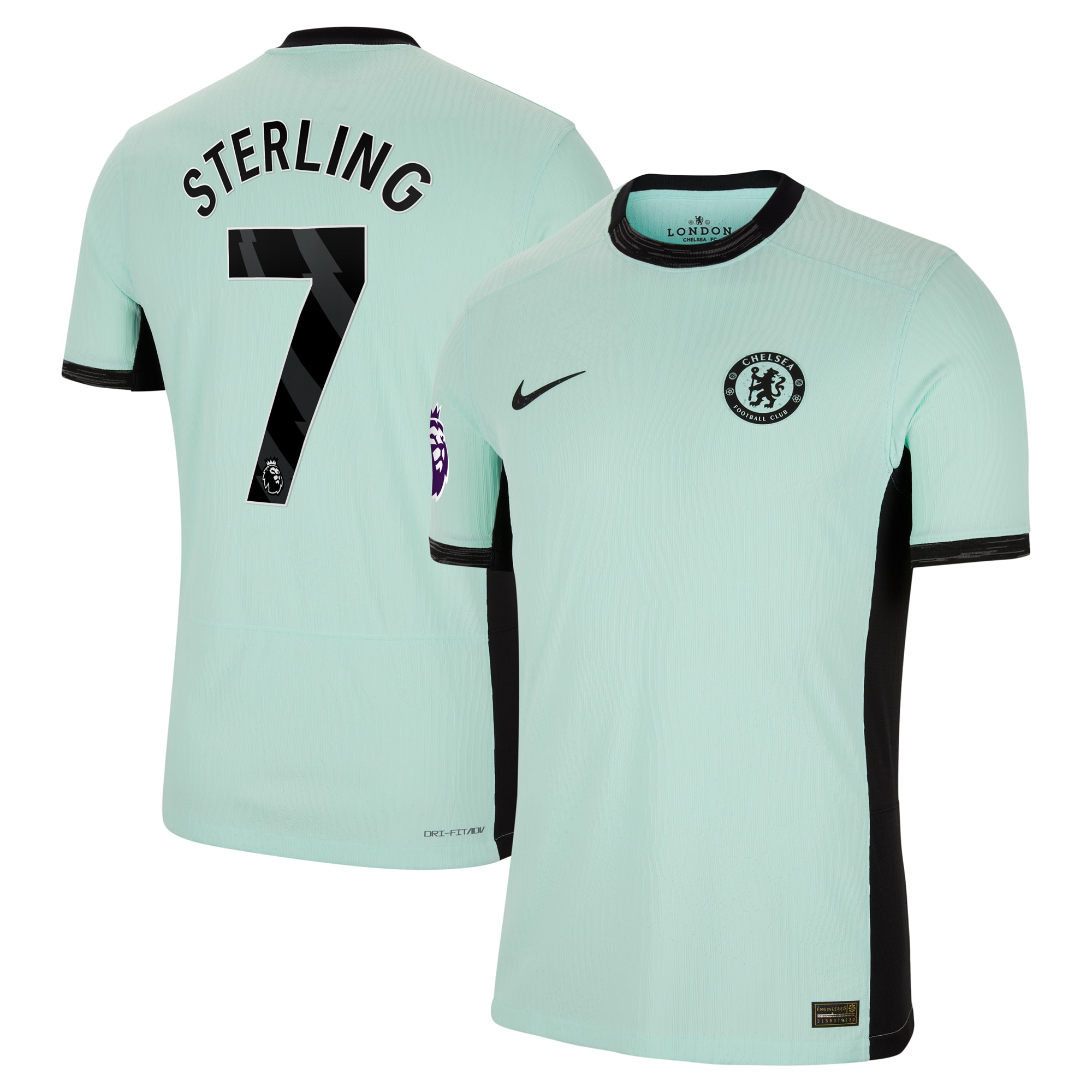 Raheem Sterling Chelsea 2023/24 Third Match Authentic Player Jersey – Mint