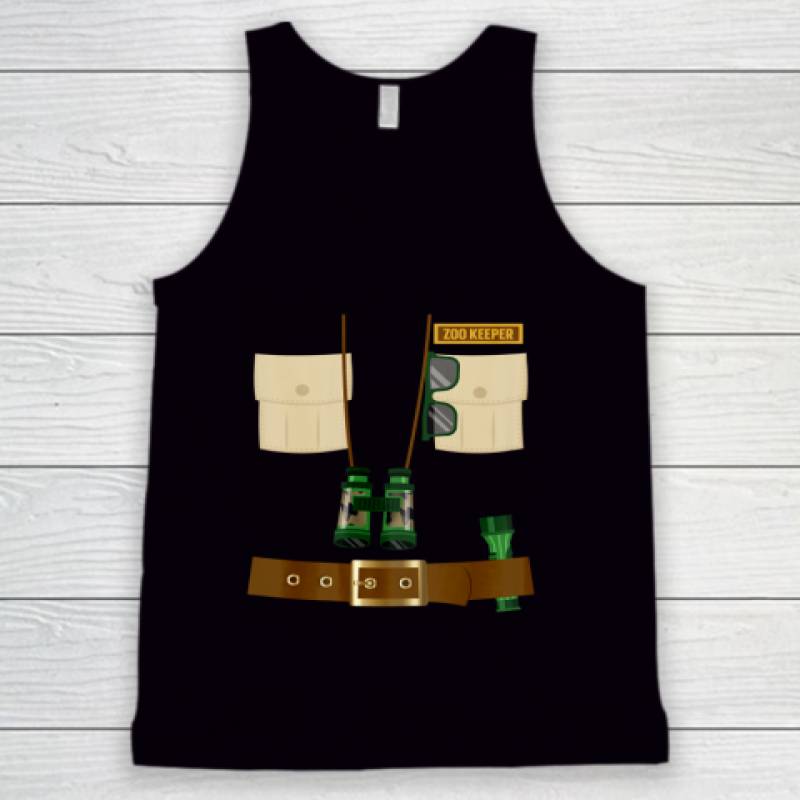 Zoo Keeper Halloween Costume DIY Gift Jungle Safari Explorer Tank Top