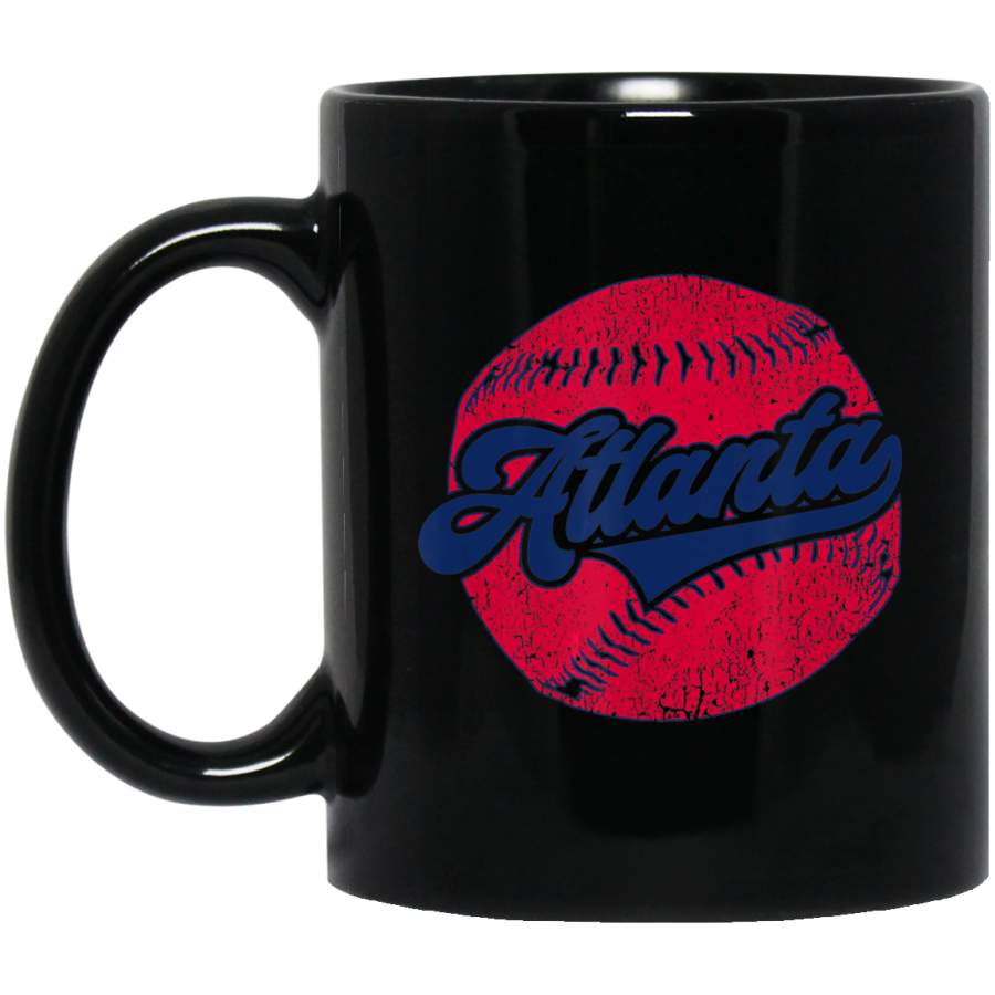 Atlanta Baseball ATL Vintage Georgia Baseball Retro Gift Coffee Mug