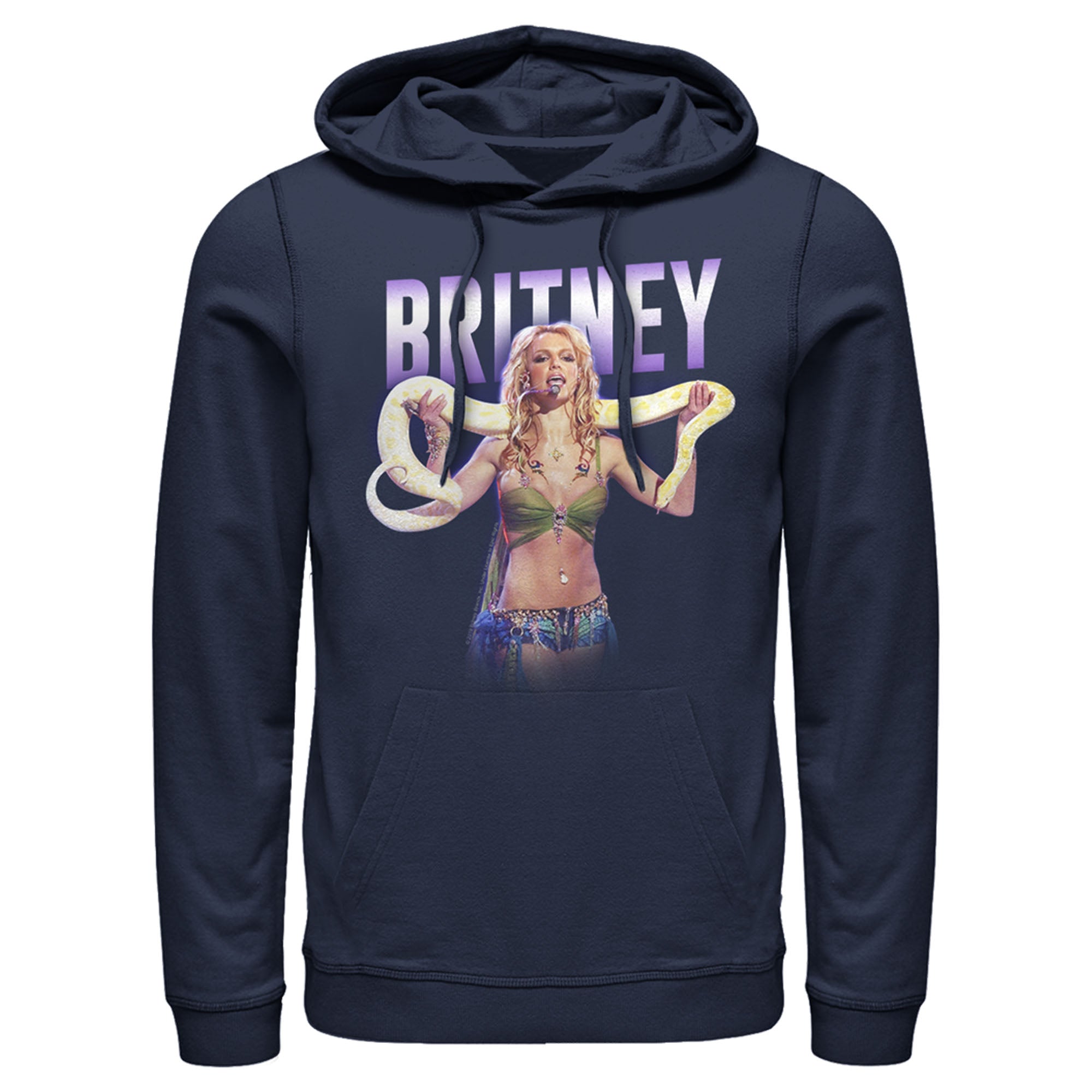 Britney Spears Men’S Slave 4 U Python  Pull Over Hoodie