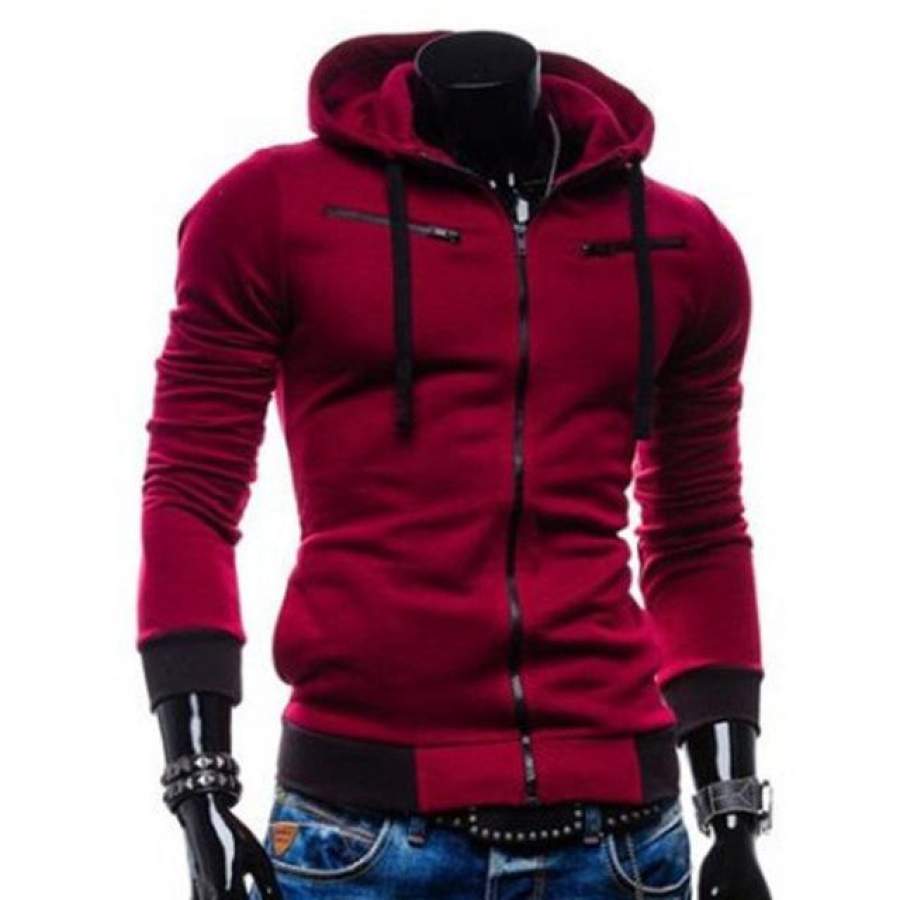 LeeLion 2018 New Zipper Cardigan Hoodies Men Hooded Fleece Sweatshirt Fashion Casual Solid Sportswear Slim Men’s Hoody Tracksuit