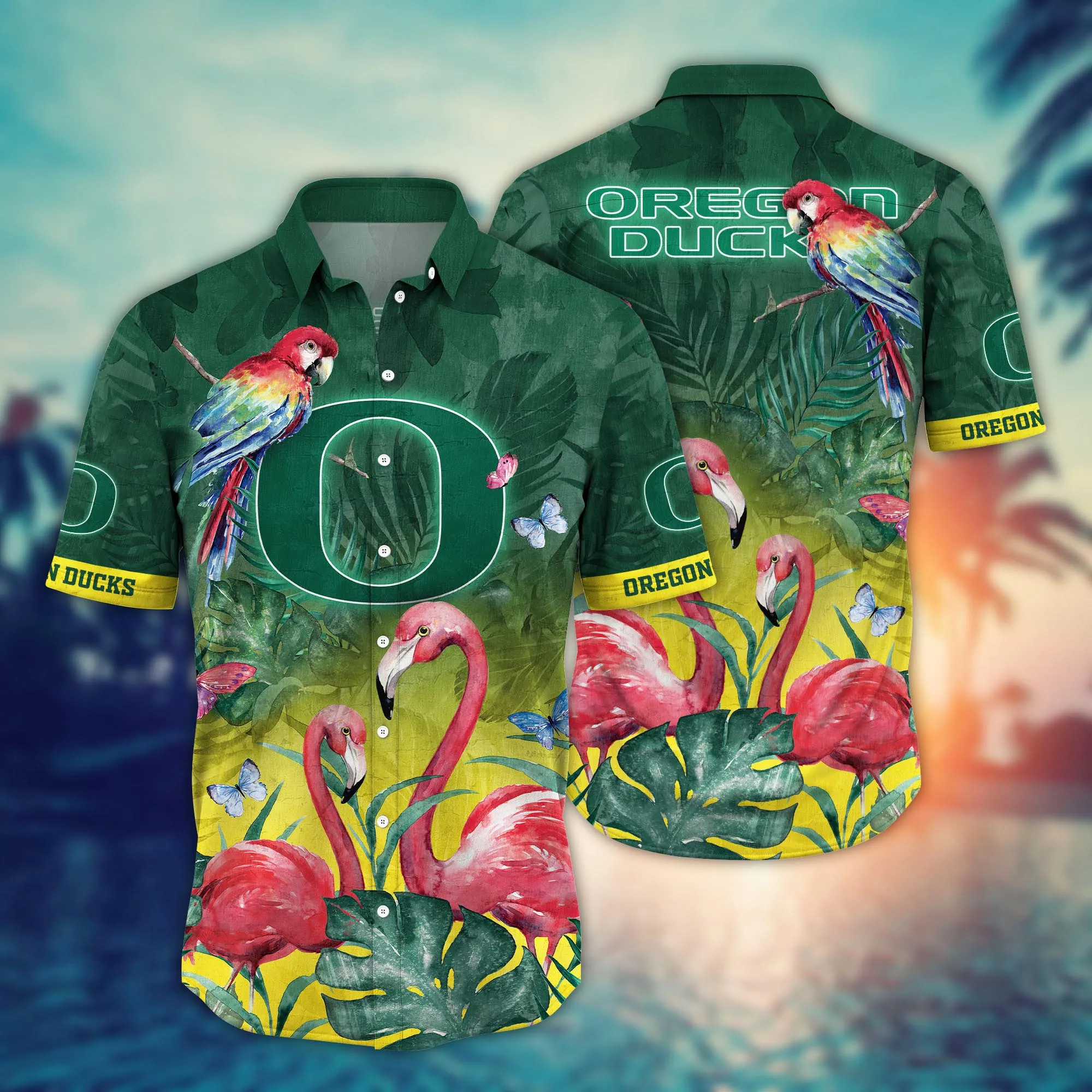 Oregon Ducks NCAA Hawaiian Shirt High Temperatures Aloha Shirt