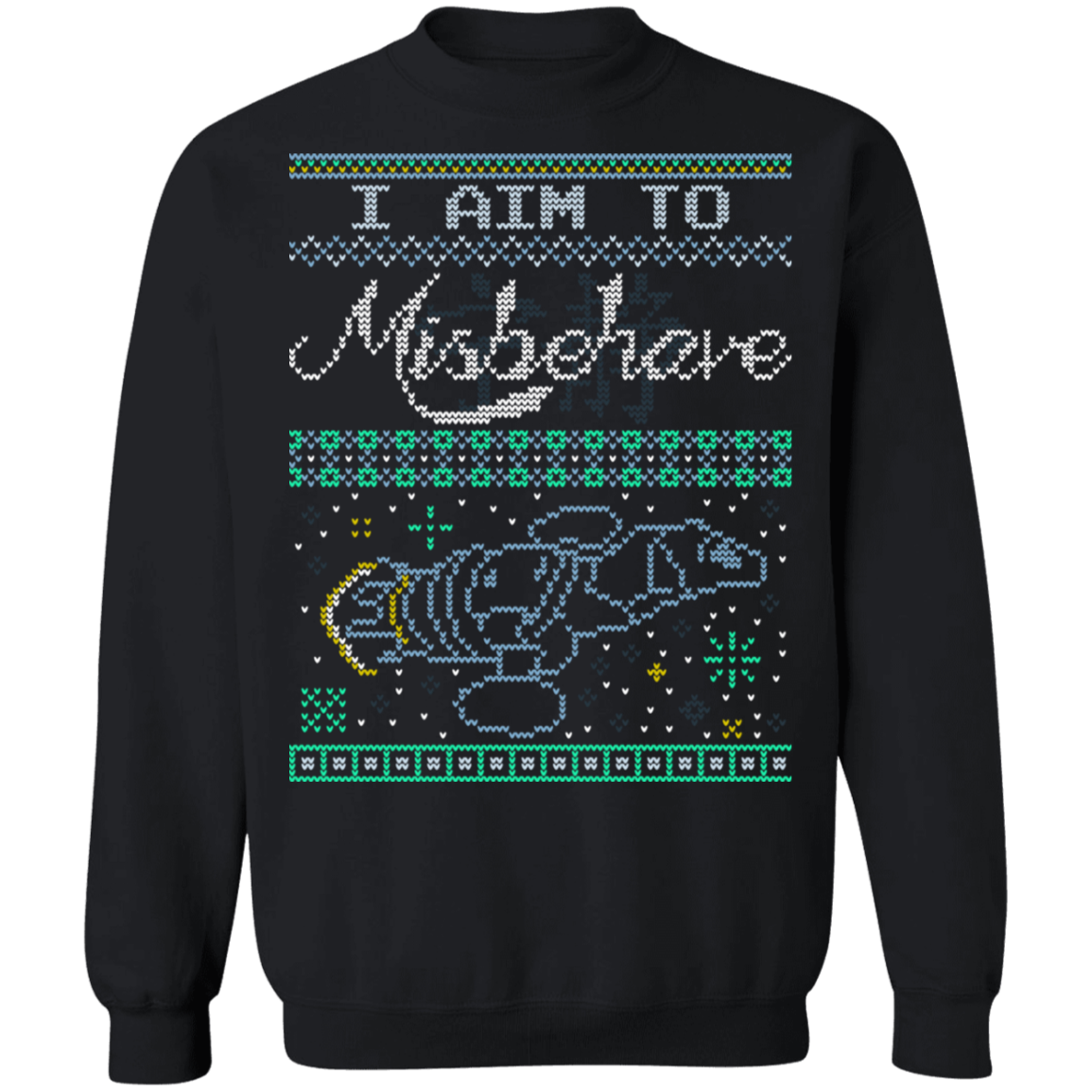 Ugly Sweater- Aiming To Misbehave Ugly Christmas Sweater