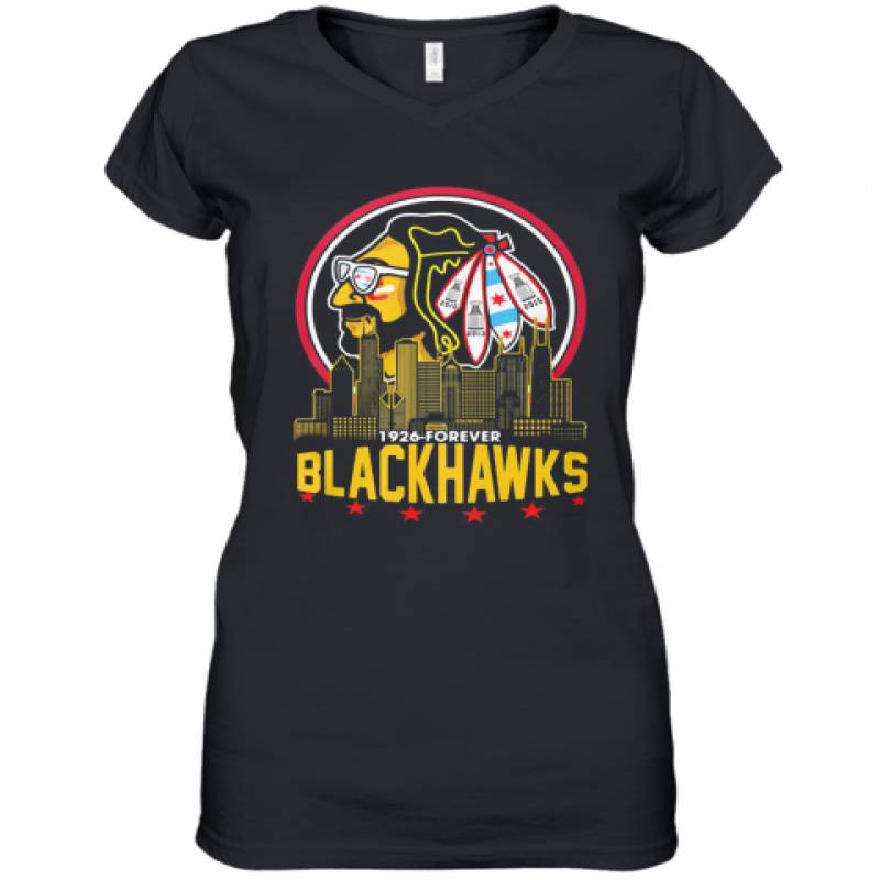 Chicago Blackhawks 1926 Forever Women's V-Neck T-Shirt