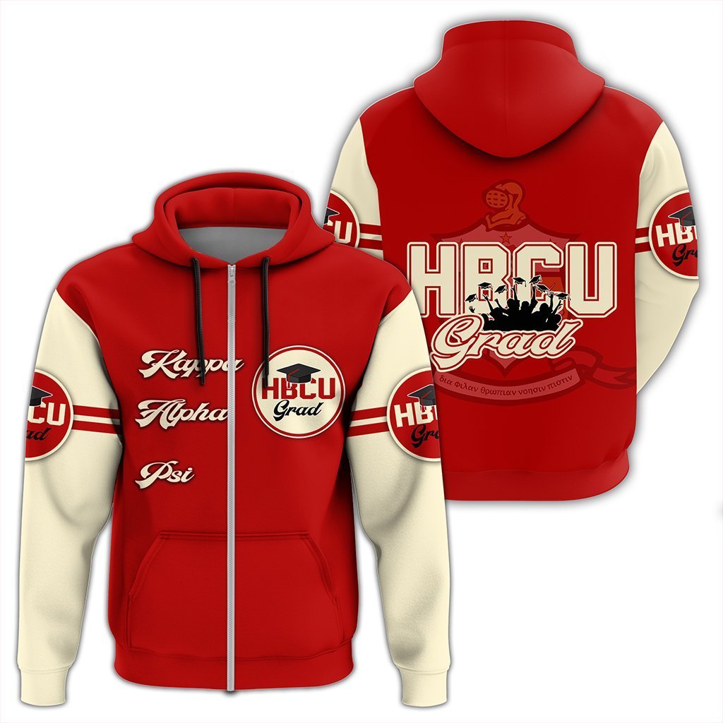 Greek Life Hoodie – Kappa Alpha Psi Hbcu Grad Zip Hoodie