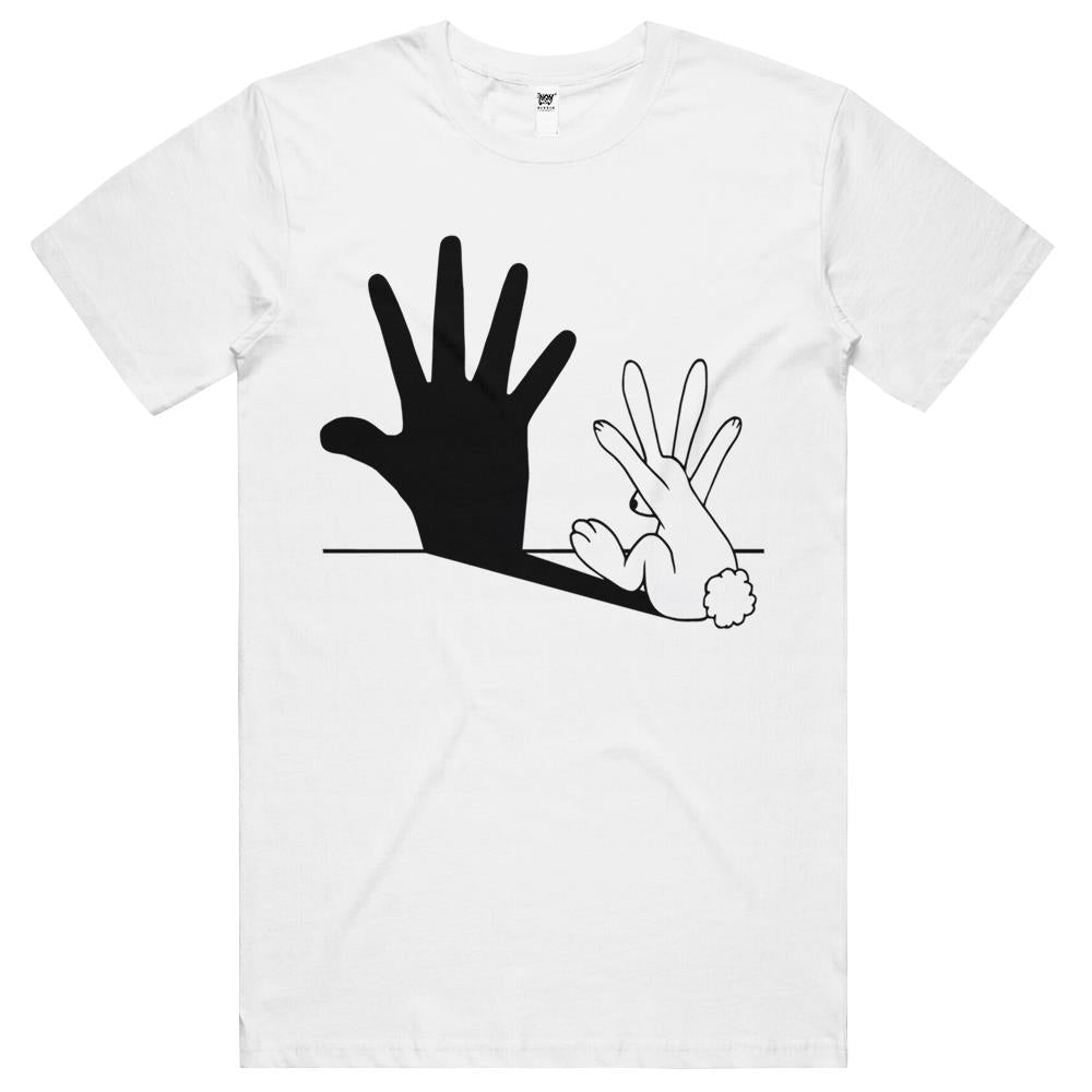 Rabbit Hand Shadow T Shirts