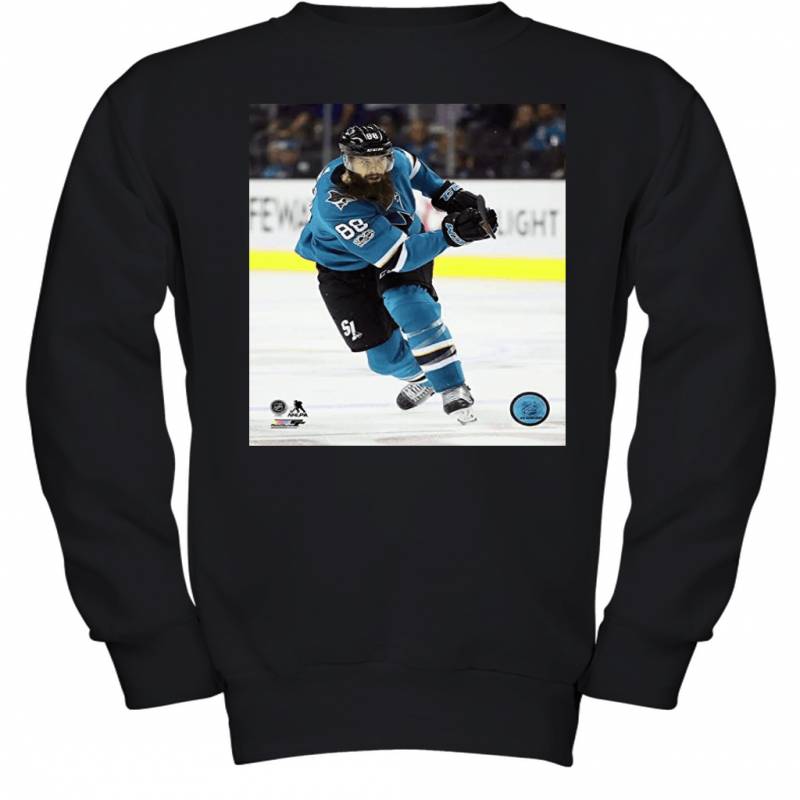 Brent Burns San Jose Sharks 2016 17 Action Youth Sweatshirt