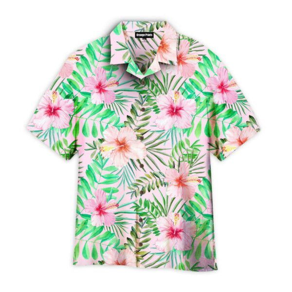 Tropical Hibicus Flowers Pattern Hawaii Shirt For Men Women Ha40674