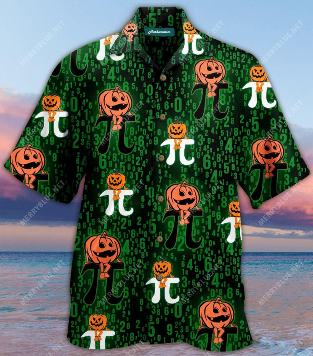 Amazing Pumpkin Pi Aloha Hawaiian Shirt Colorful Short Sleeve Summer Beach Casual Shirt For Men And Women