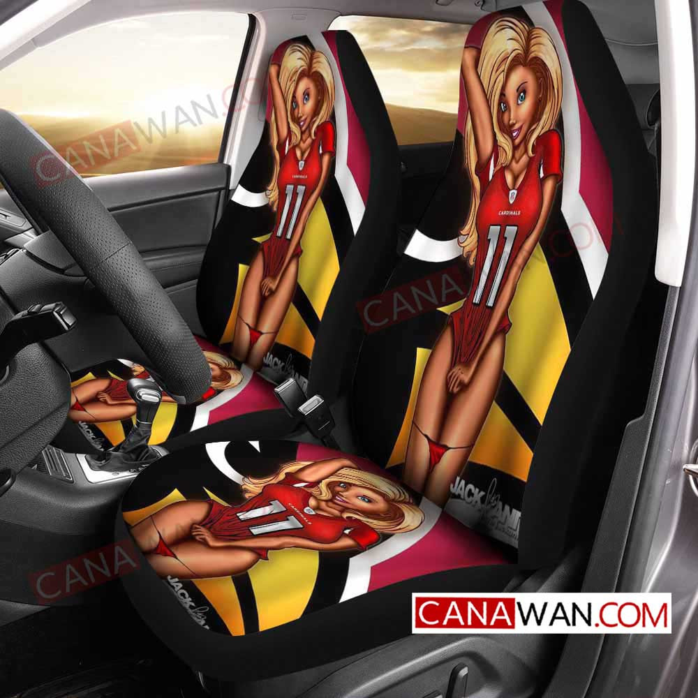 Arizona Cardinals Style110 3D Customized Personalized Car Seat Cover