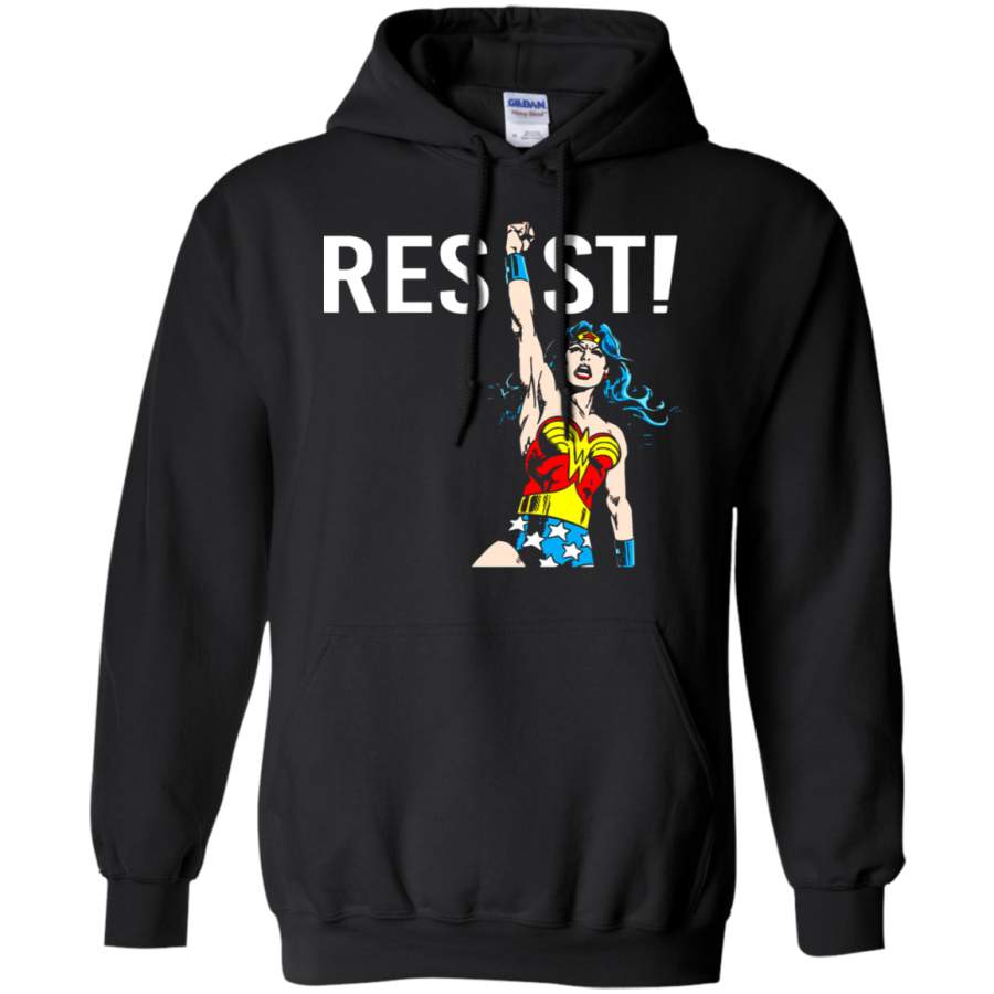 AGR Resist With Your Power Wonder Woman Hoodie