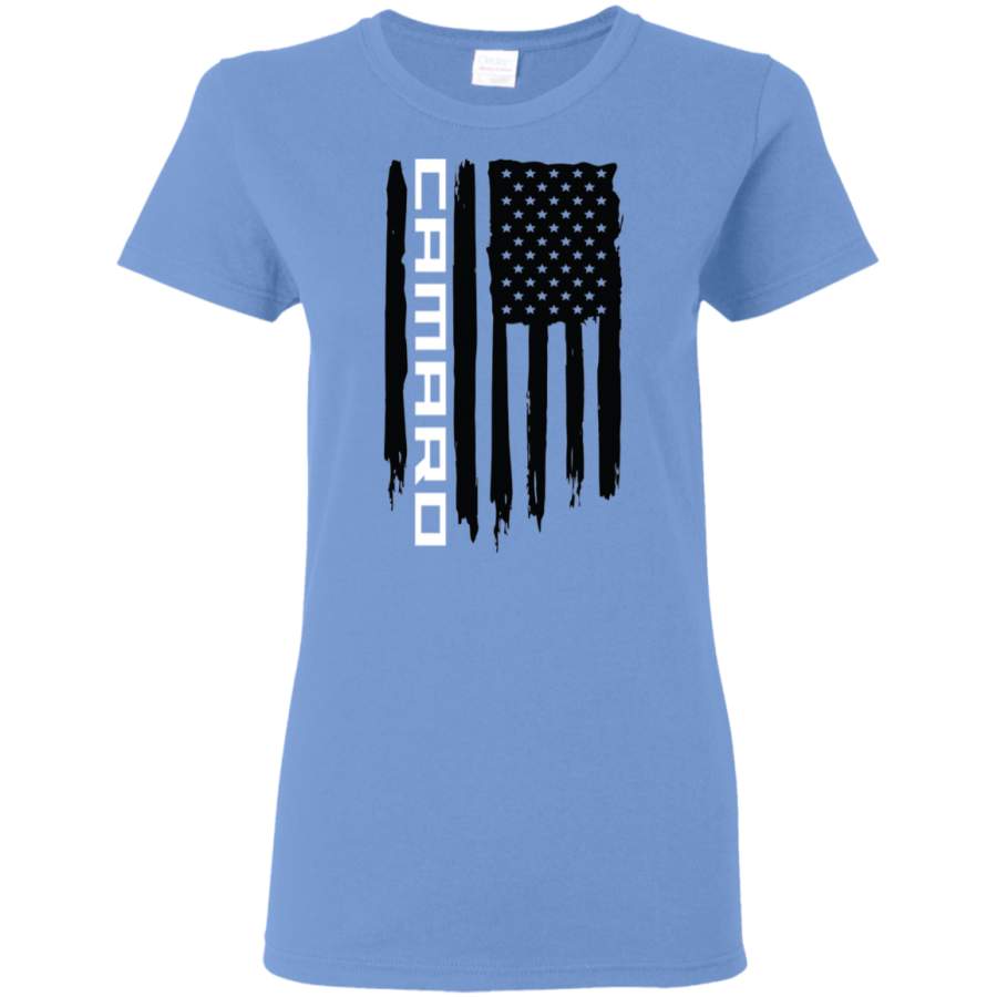 Chevy Camaro SS RS LT ZL1 American Flag Ladies’ T-Shirt