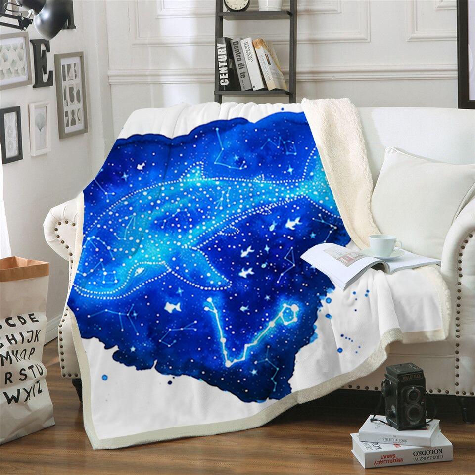 Animal Constellations Blanket Quilt