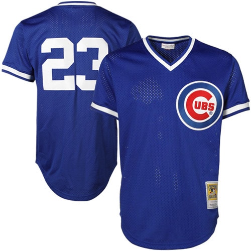 Mitchell & Ness Ryne Sandberg Chicago Cubs Cooperstown Authentic Collection Throwback Jersey – Royal Blue