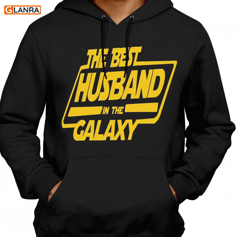 The Best Wifey Husband In The Galaxy Hoodie, Couple Hoodie, Married Hoodie, Wifey Hoodie, Husband Hoodie, Unisex, Sweater, Sweatshirt