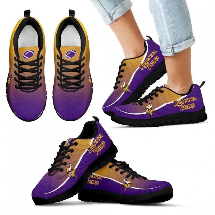 Colorful Minnesota Vikings Passion Sneakers #548