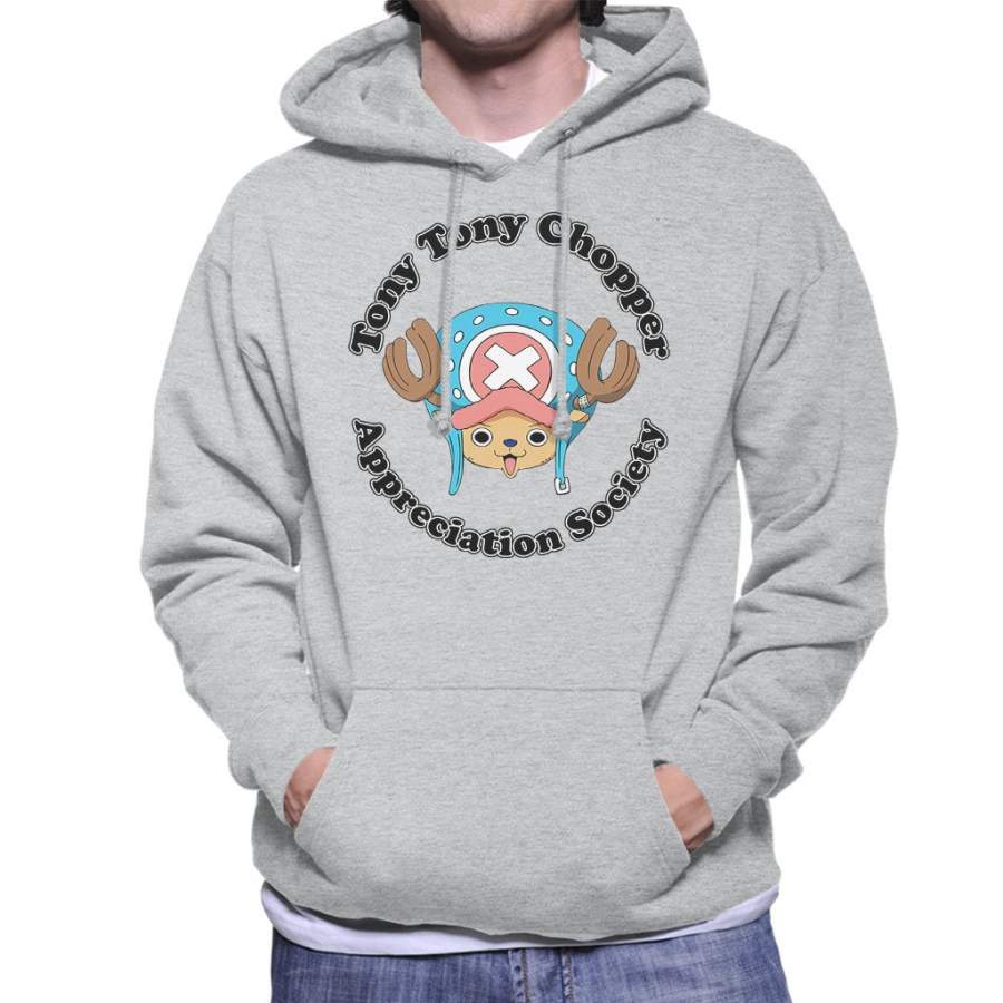 Tony Tony Chopper Appreciation Society One Piece Men’s Hooded Sweatshirt