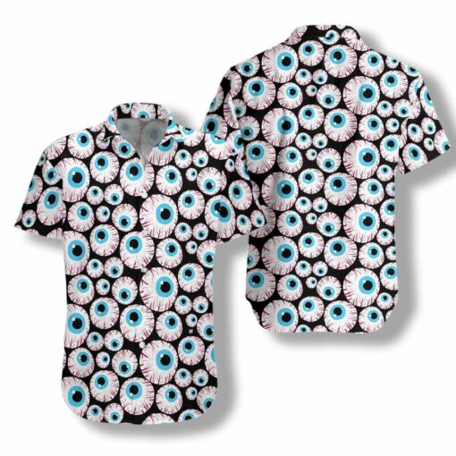 Halloween Creepy Eyeballs Hawaii Gift For Shirt Ha61471