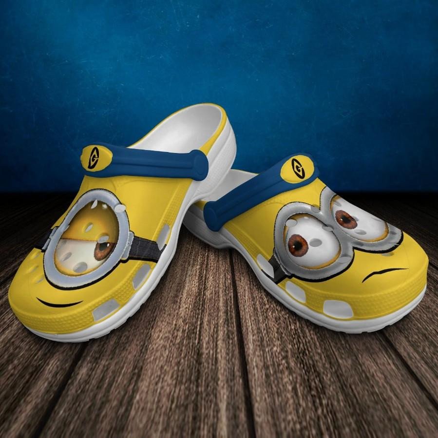 Minion For Men And Women Rubber Crocs Crocband Clogs, Comfy Footwear