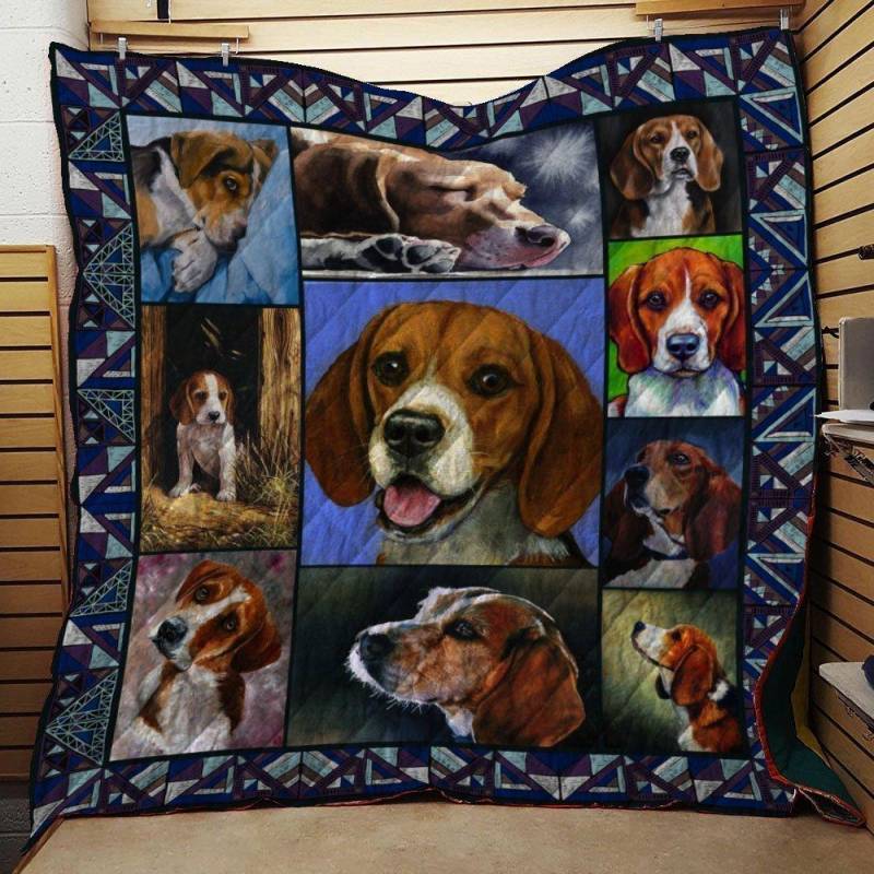 A BC – Beagle Dog Quilt Blanket 2