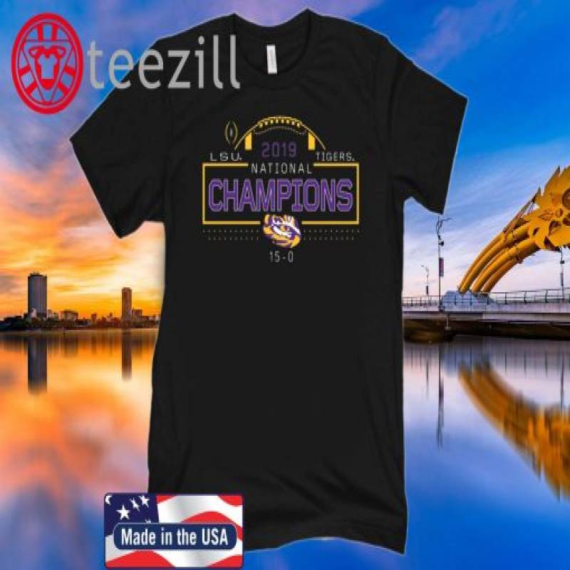 2019 National Champions LSU Tigers TShirt