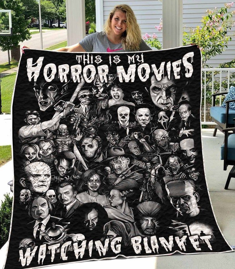 Halloween Blanket, This Is My Horror Movies Watching Blanket