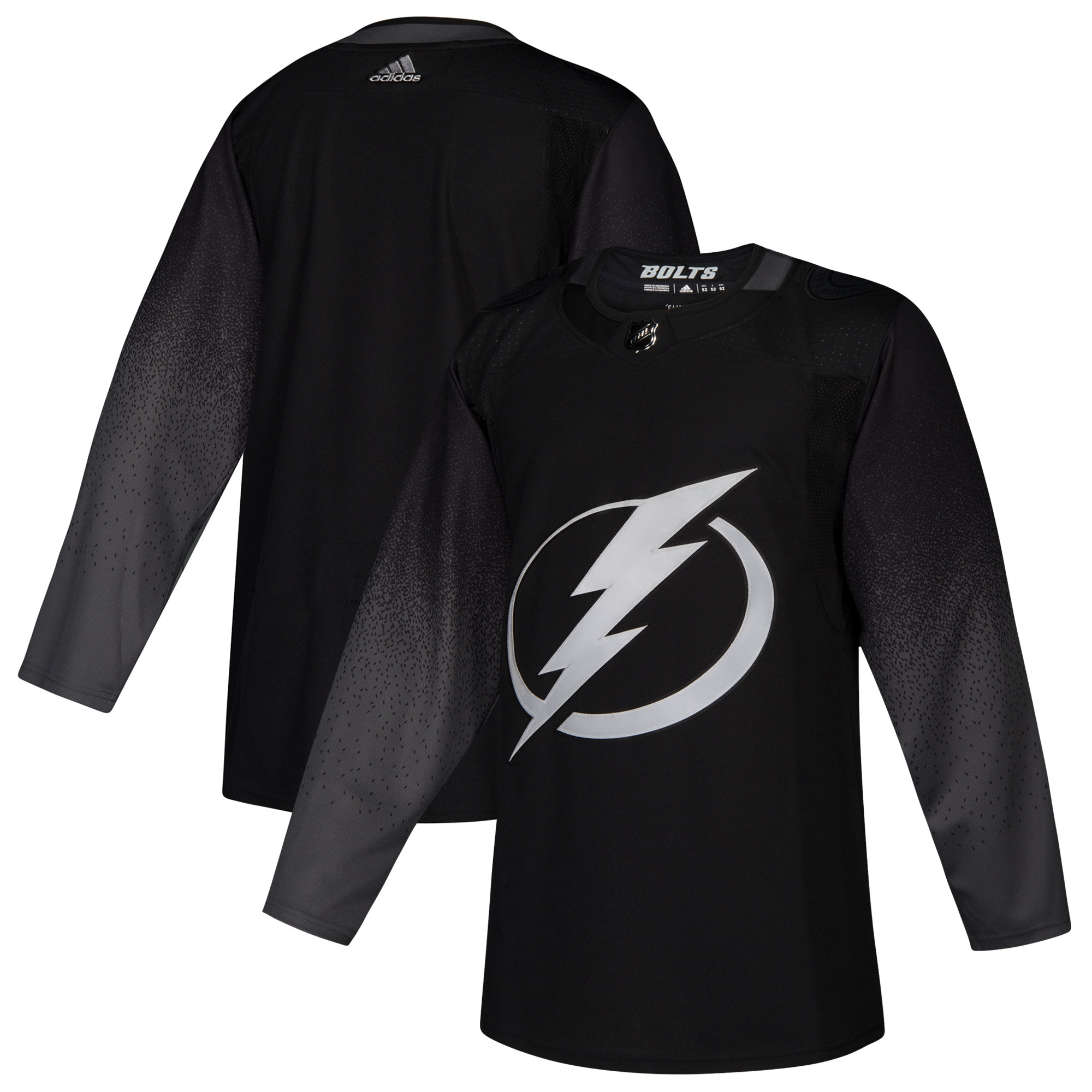 Men's Tampa Bay Lightning adidas Black Alternate Authentic Jersey