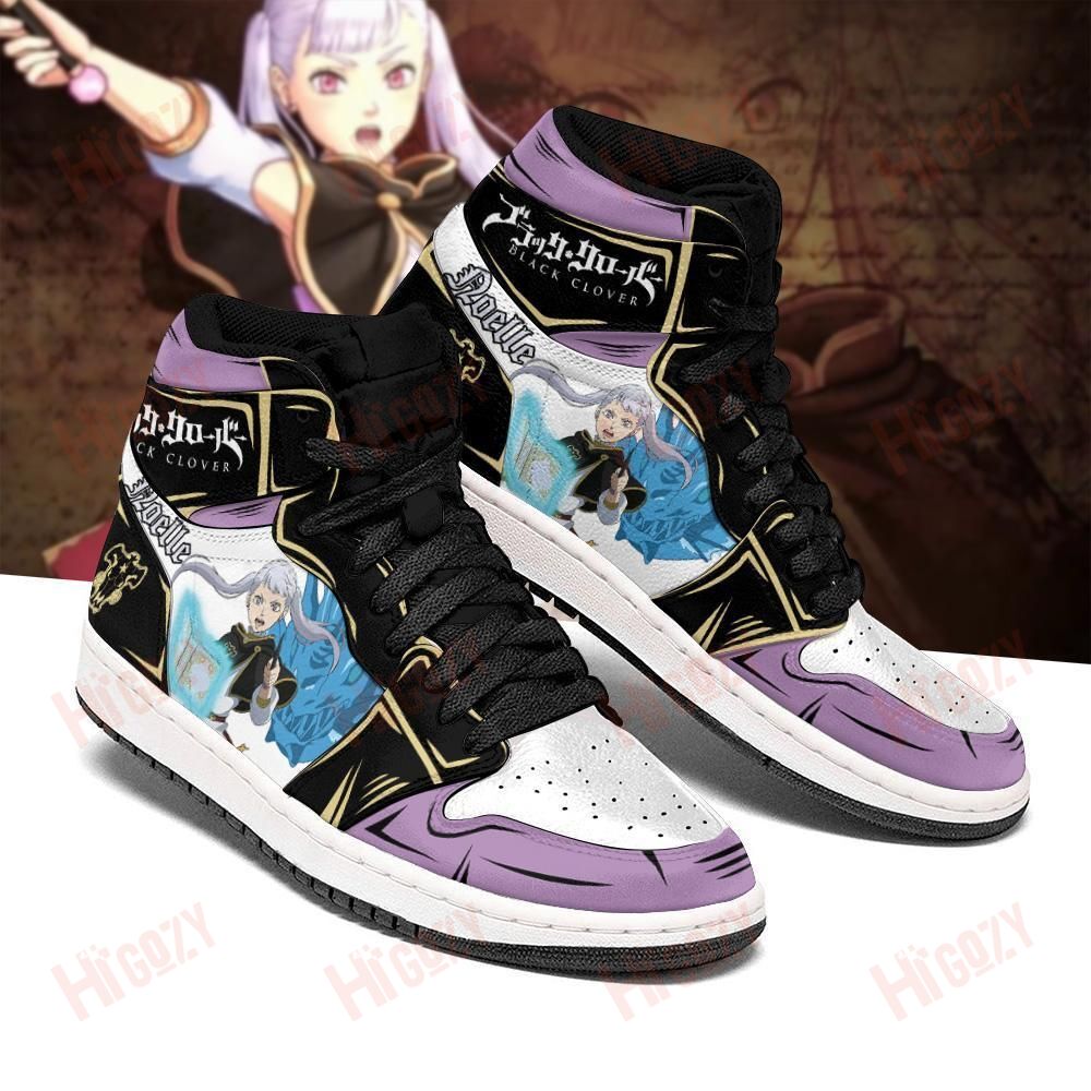 Black Bull Noelle Silva Sneakers Black Clover Anime Shoes