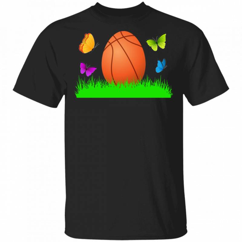 Basketball Egg Funny Rabbit Bunny Eggs Easter Day Matching Shirt For Kids Men Women Basketball Player Lover Gifts T-Shirt