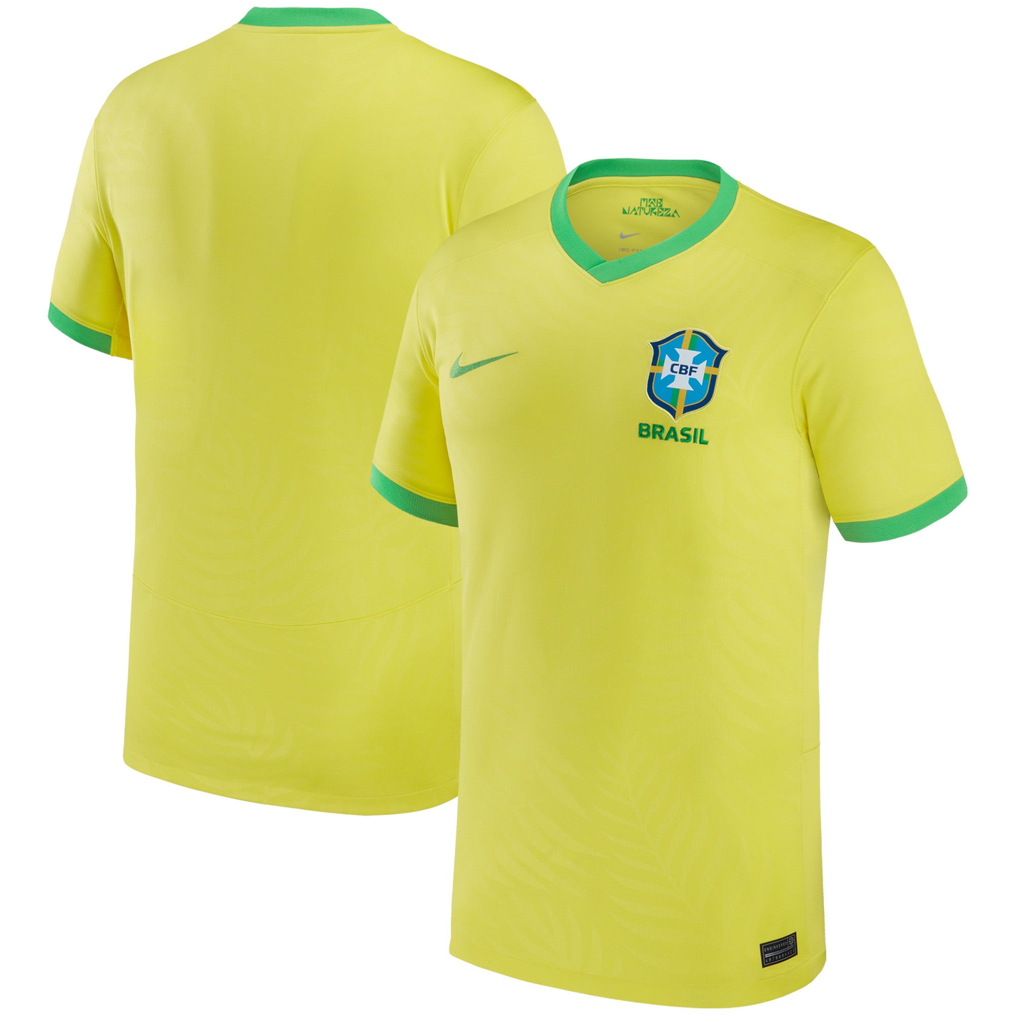 Brazil Women's National Team 2023 Home Stadium Replica Jersey – Yellow