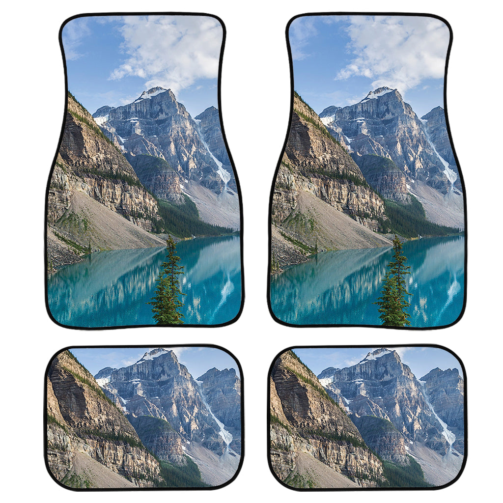 Rocky Mountain Print Front And Back Car Floor Mats, Front Car Mat